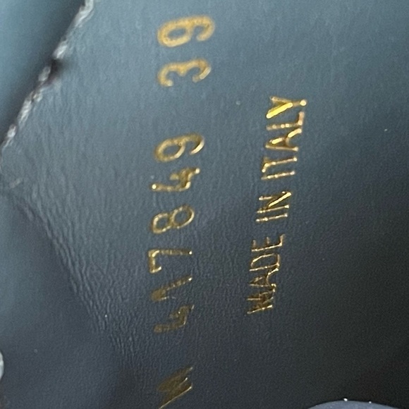 NEW Saint Laurent SL01 Classic Court Low-Top Sneakers in Navy Leather Size 39 - Picture 13 of 14